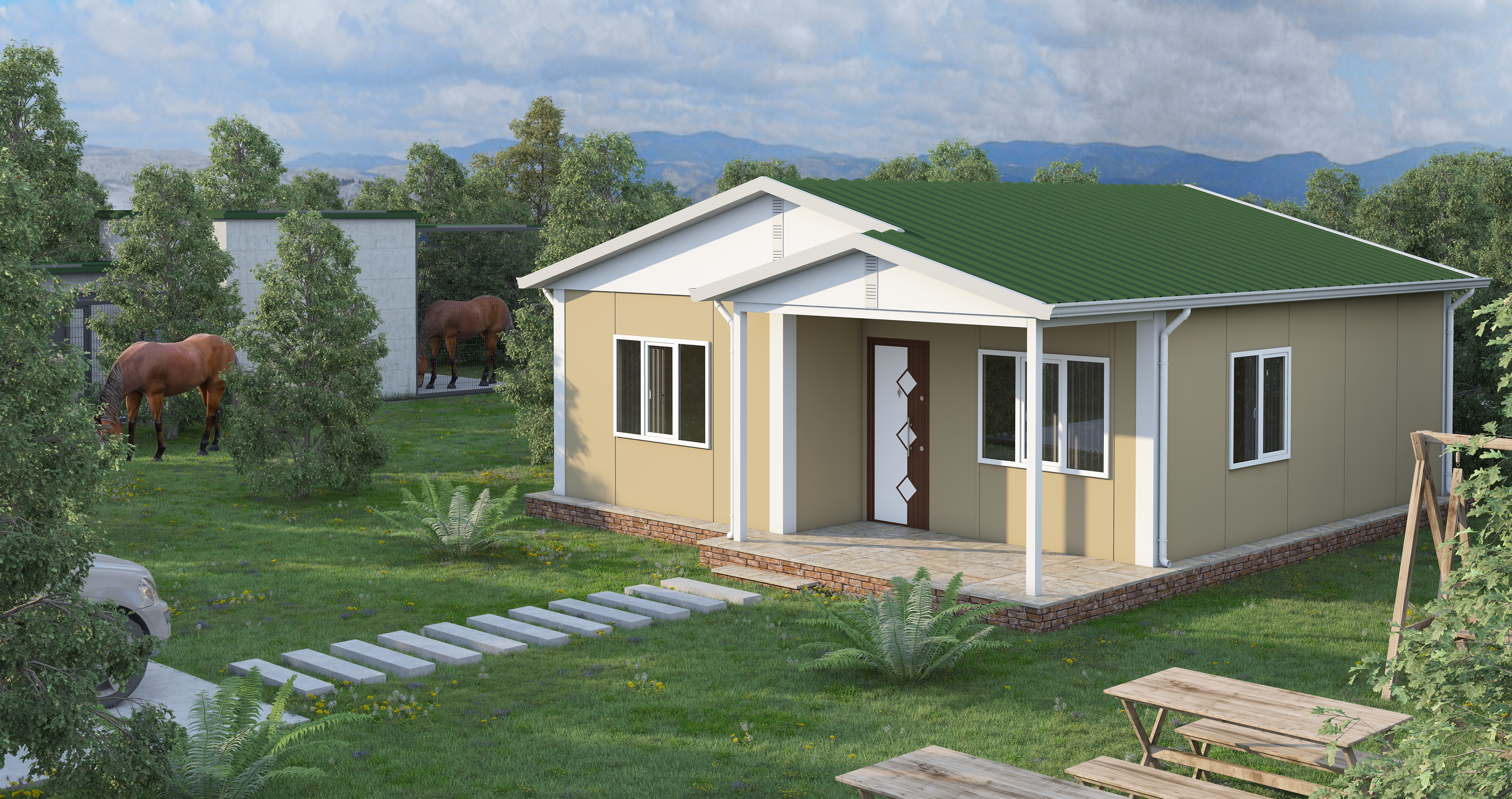 Prefabrik Ev UP106 61m²